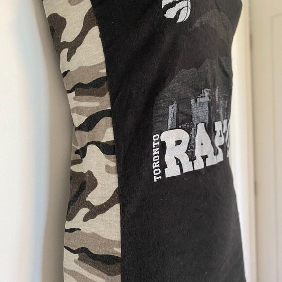 NBA Toronto Raptors Camo Women's Racerback Tank Top Size Small - Picture 2 of 4